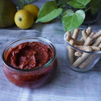Gazpacho en crema con atún