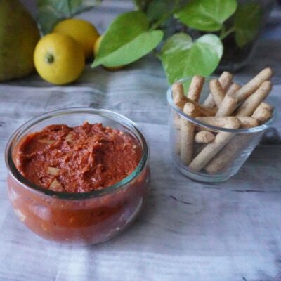 Gazpacho en crema con huevo